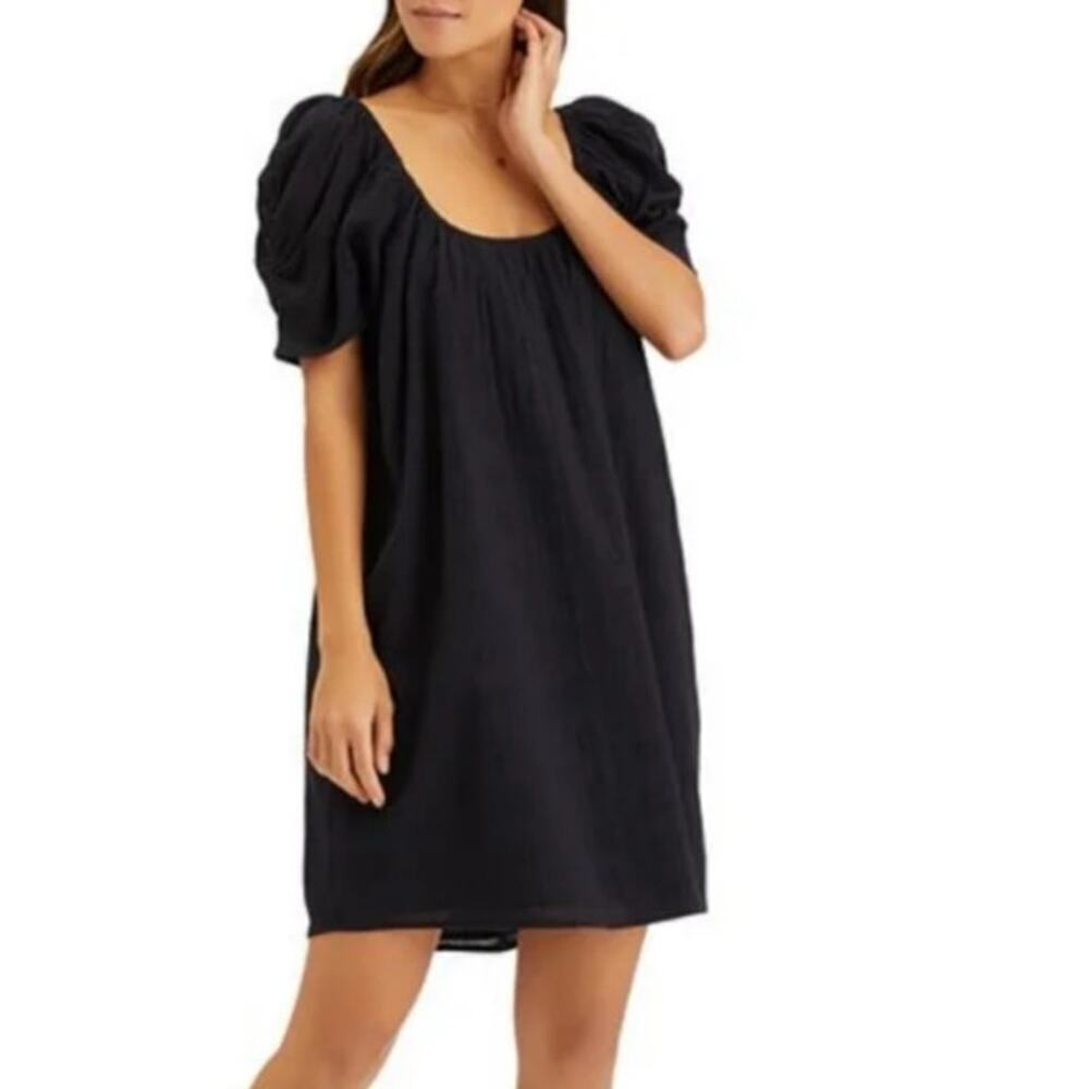 SANCTUARY SUMMER FLING BLACK EYELET DRESS SIZE MED NWT